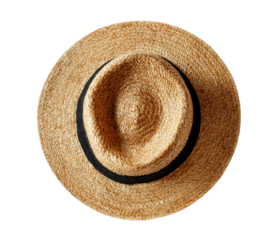Stylish straw hat perfect for summer activities and outdoor events