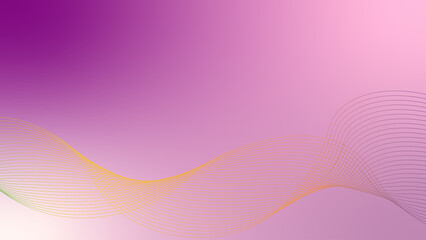Pink and purple wave patterns create a light, flowing abstract design for a vibrant business card background