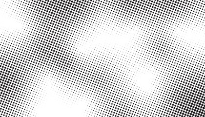 Fading Halftone, Grungy Black And White, Distorted Halftone