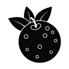 Orange Silhouette Vector Art