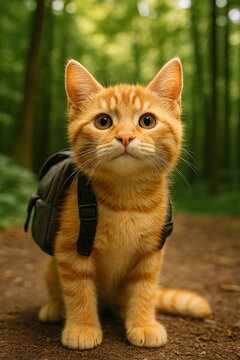 cat in the garden