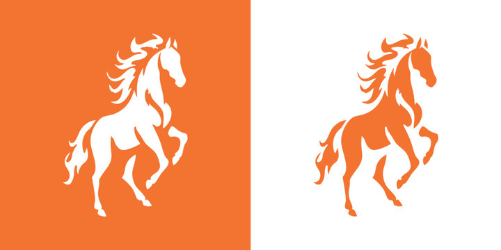 Modern fire horse logo design for 2026 Chinese New Year celebrations