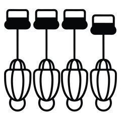 Vector Illustration of Laboratory Equipment Science Research and Experimentation Design