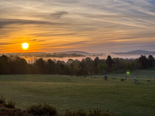 Morning round of golf in Ireland
