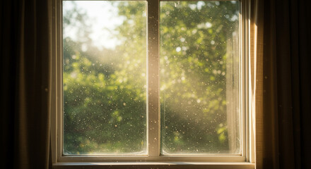 Naklejka premium A window