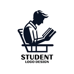 Student Vector Logo Design
