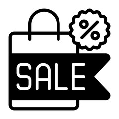 Trendy Sale Vector Icon