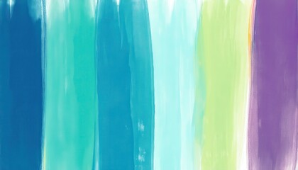 vertical brush stroke gradient of blue teal aqua green and violet hues on canvas background for modern design, perfect for branding, abstract print, web banner, packaging, or digital backdrop

