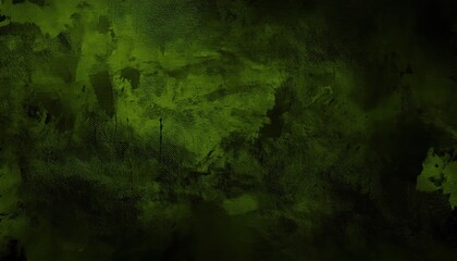 dark grunge green texture with dripping paint and abstract brush strokes, perfect for web design, poster background, or branding material

