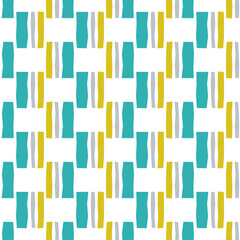 Seamless vector pattern in geometric ornamental style