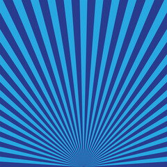 abstract blue color sun burst pattern design
