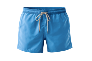 A blue swimsuit with a rope tied to the waistband