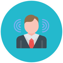 Brand Awareness icon vector image. Can be used for Public Relations Agency.