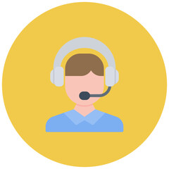 Customer icon vector image. Can be used for Public Relations Agency.