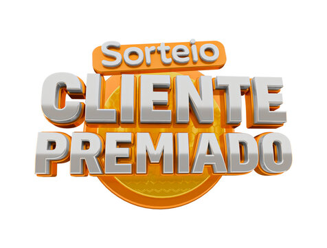 Sorteio Cliente Premiado Selo 3D para varejo
