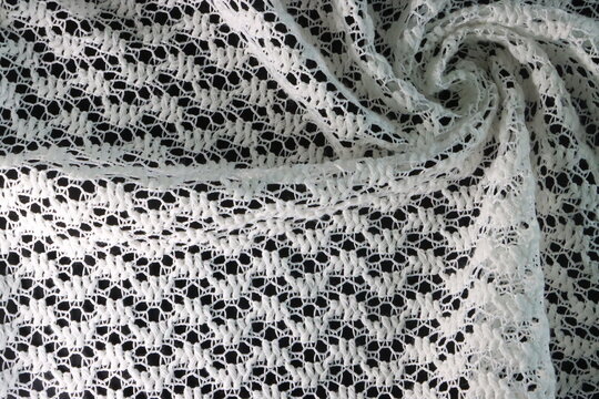 white flover crumpled net fabric, nice original dramatic background
