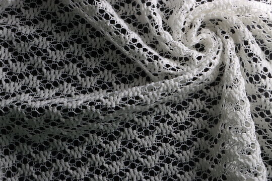 white flover crumpled net fabric, nice original dramatic background

