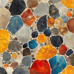 Floor tiles. Generative AI