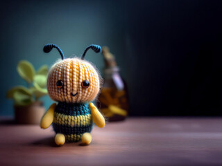 Handmade Woolen Bumblebee