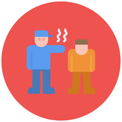 Intimidation icon vector image. Can be used for Politics.