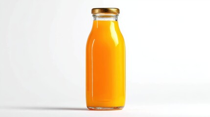 Bottle of Freshly Squeezed Juice: A vibrant, healthy drink in a glass bottle, perfect for a refreshing start to your day.
