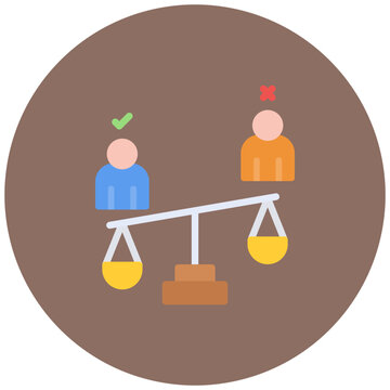 recommend clip art: Swing Vote icon vector image. Can be used for Politics.