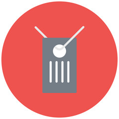 Dog Tag icon vector image. Can be used for Battle Royale.