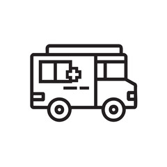 Fototapeta premium Emergency medical vehicle for urgent response and healthcare services