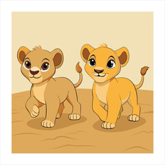 Just lion around a funny animal cartoon picture pun
