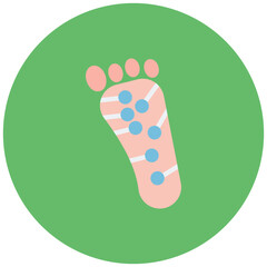 Digital Footprint icon vector image. Can be used for Privacy.