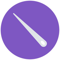 Needle icon vector image. Can be used for Science.