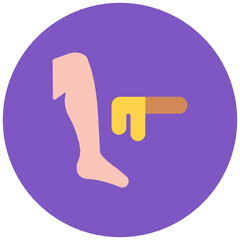 Depilation icon vector image. Can be used for Dermatology.