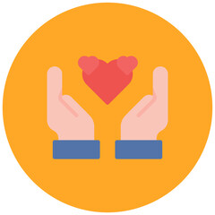 Obraz premium Palliative Care icon vector image. Can be used for Home Services.