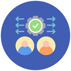 Policy Deployment icon vector image. Can be used for Human Resource.