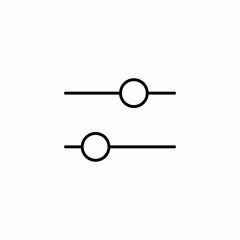 control sliders settings icon sign vector