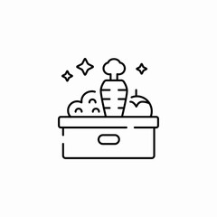 happy cashier register icon sign vector