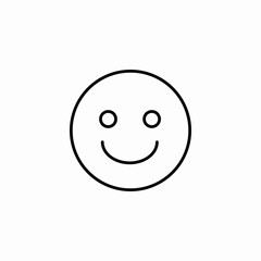 happy smiley face icon sign vector