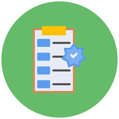 Verified icon vector image. Can be used for Online Store.