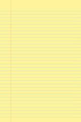 Yellow legal pad pages with lined designs © dniprodd