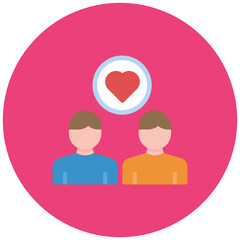 Friendship icon vector image. Can be used for Daycare.