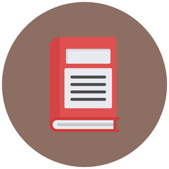 Parent Handbook icon vector image. Can be used for Daycare.