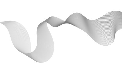 Abstract backdrop with grey wave gradient lines