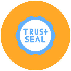 Trust Seal icon vector image. Can be used for Safe Payment.