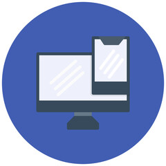 Adaptive Technology icon vector image. Can be used for Elderly Care.