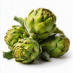 Obraz premium artichokes on a white background
