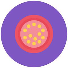 Cholesterol icon vector image. Can be used for Cardiology.