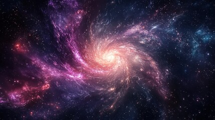 A Stunning Spiral Galaxy in Vibrant Colors and Deep Space Beauty for All to Explore and Enjoy the Wonder of the Universe