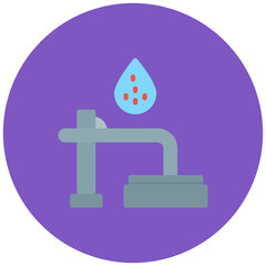 Sludge Removal icon vector image. Can be used for Water Treatment.