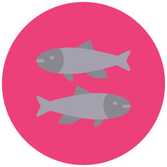 Anchovy icon vector image. Can be used for Fish and Seafood.
