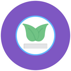 Organic icon vector image. Can be used for Sun Protection.
